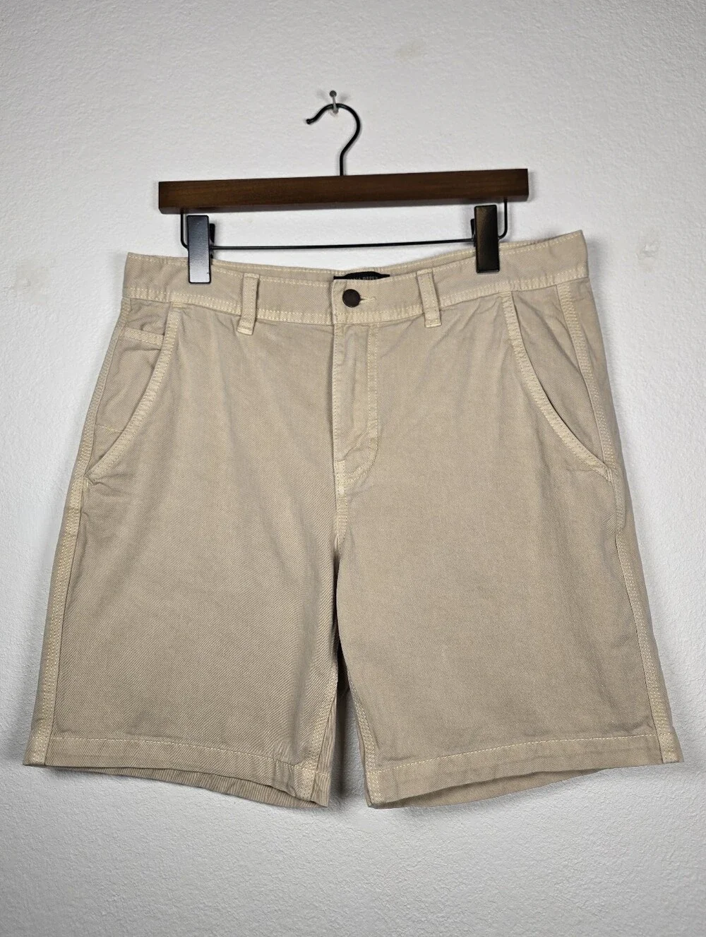 Banana Republic Men 33 Surplus Twill Shorts Tan